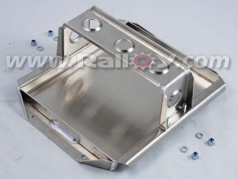 RAL104C - Red Top 40 Alloy Battery tray & strap