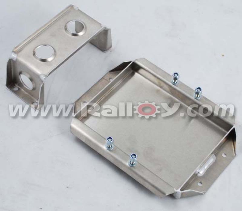 RAL104E - Red Top 20 Alloy Battery tray & strap