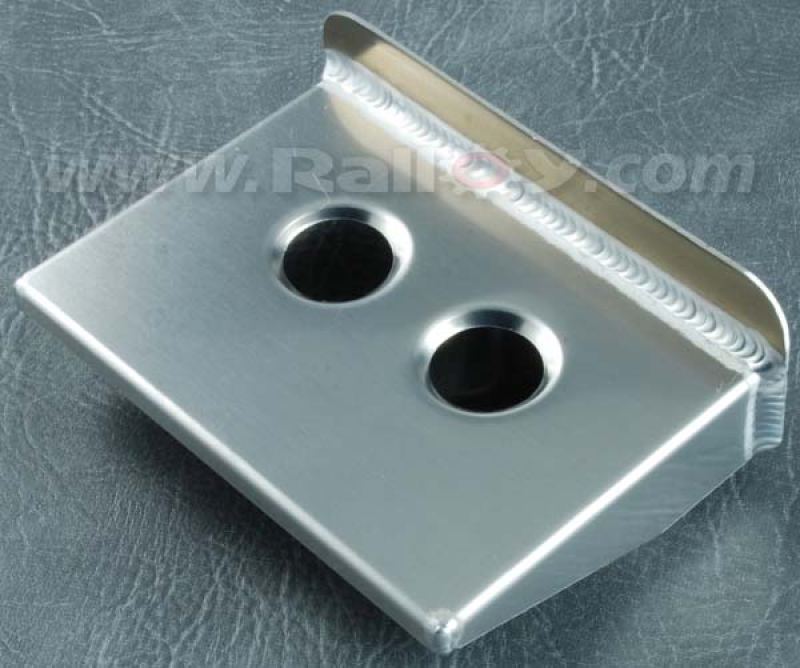 RAL105A - Two x Red Top Fuel Pump Bracket - Vertical 