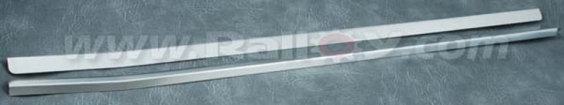 RAL158 - Pair of alloy Door Strip To Take Polycarbonate Windows 