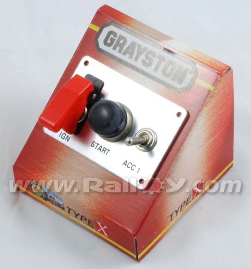 RAL2047 - Control Switch Panel - Ignition + Start + 1 Aux Switch