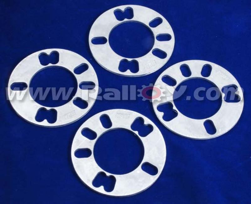 RAL4021 - 5mm 4/5 Hole Spacer Shim
